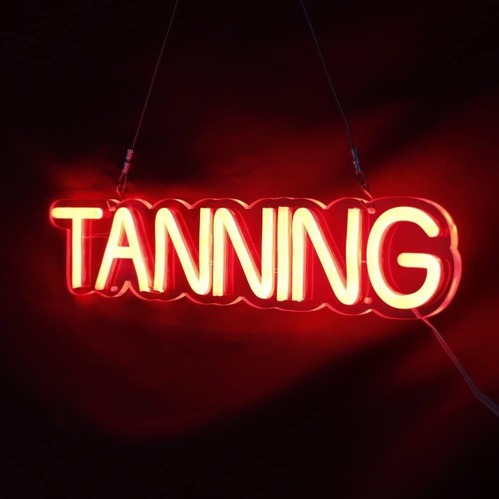Tanning Salon Neon Signs Custom Led Light