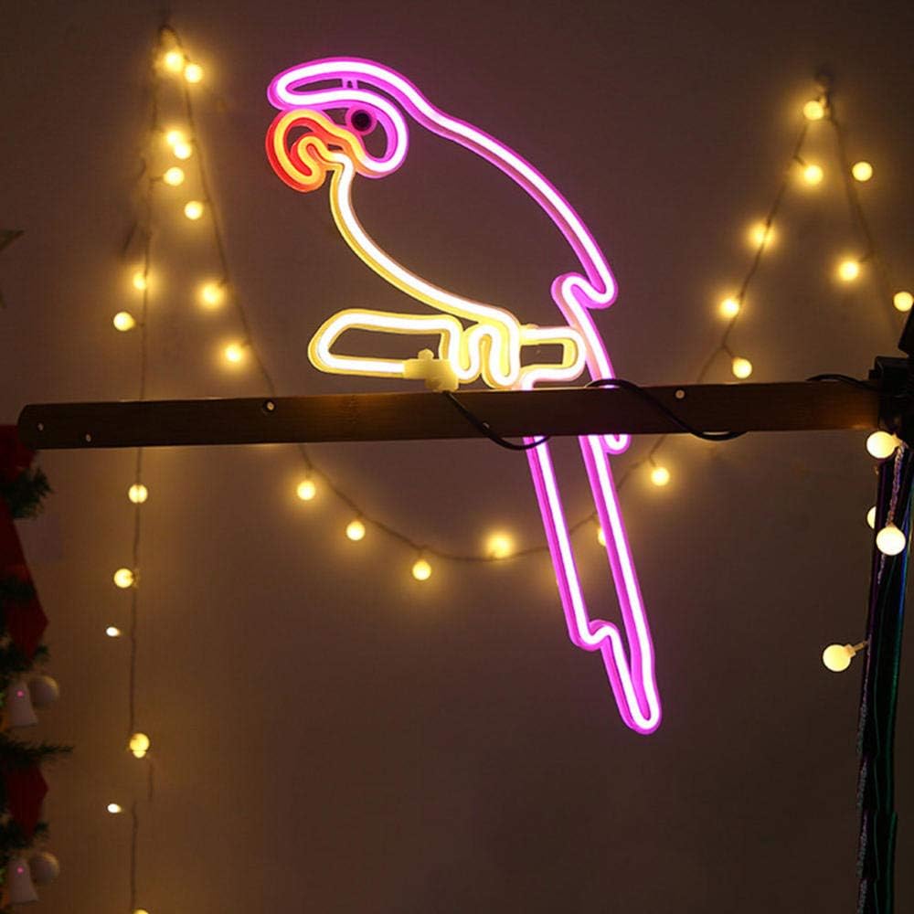 Parrot Shape Neon Lamp