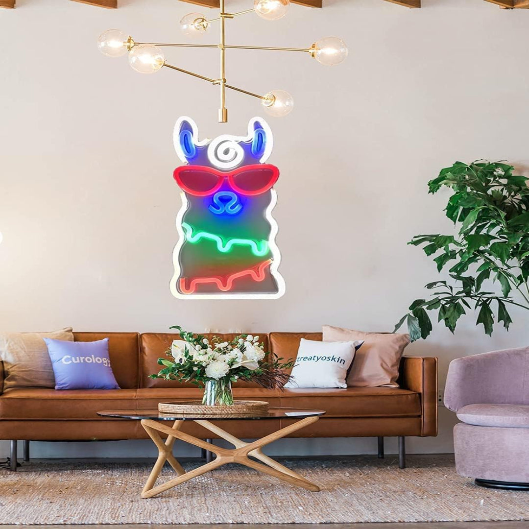 Multicolored Acrylic Neon Sign