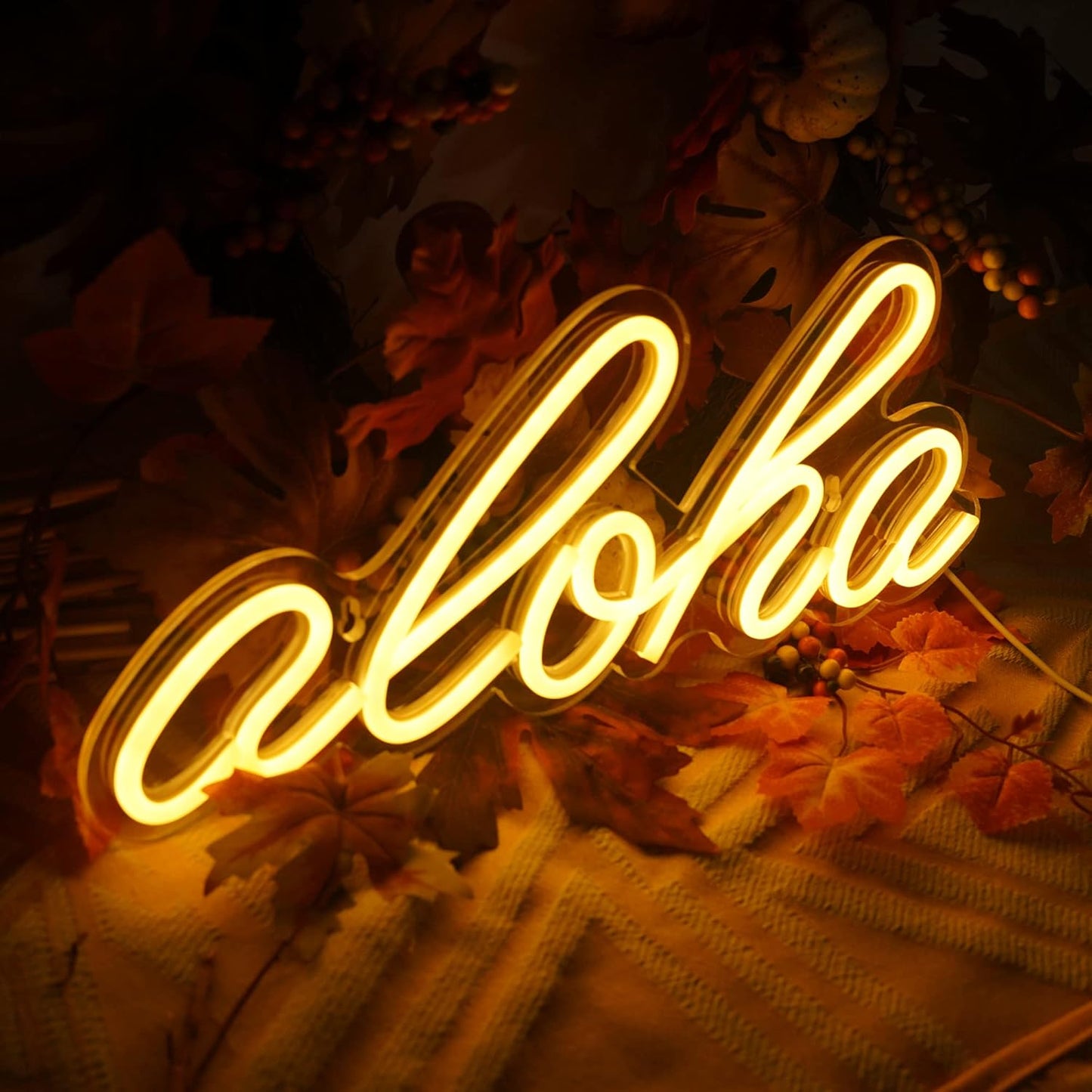 "Aloha" Neon Sign
