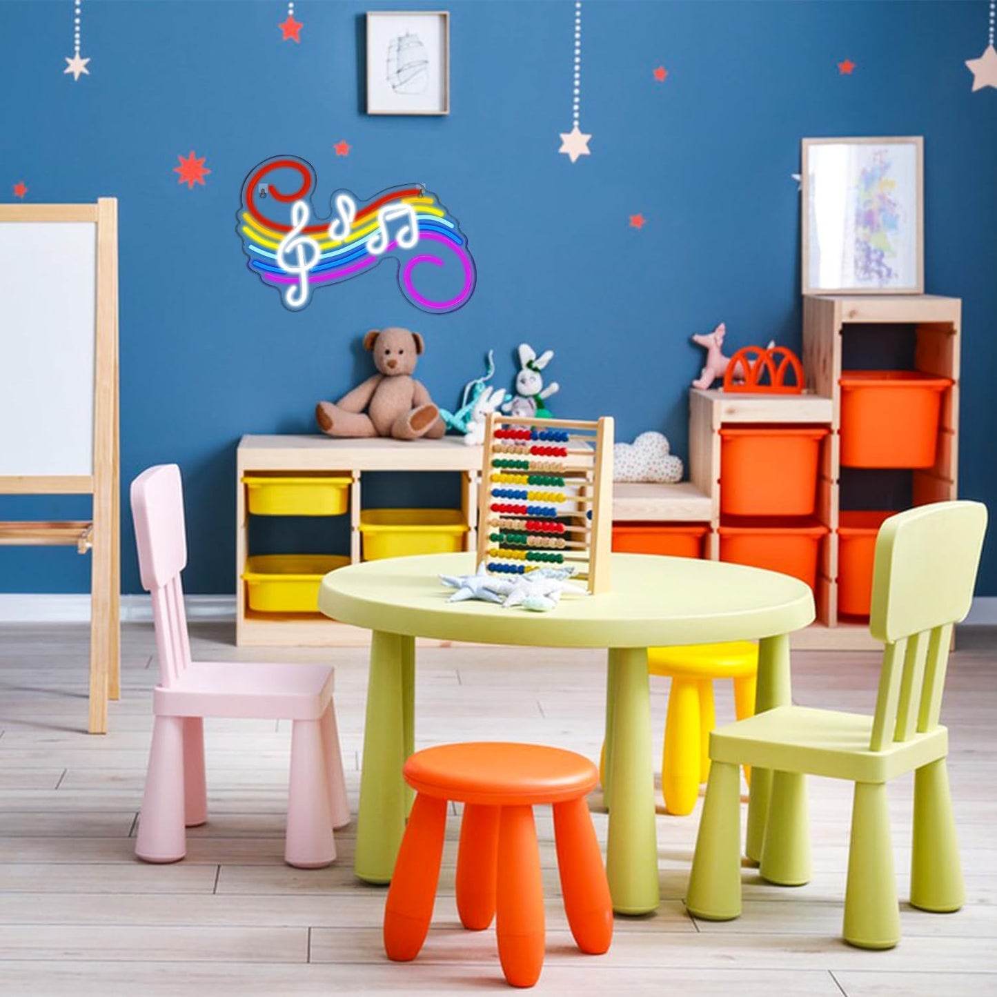 Music Notes String neon sign