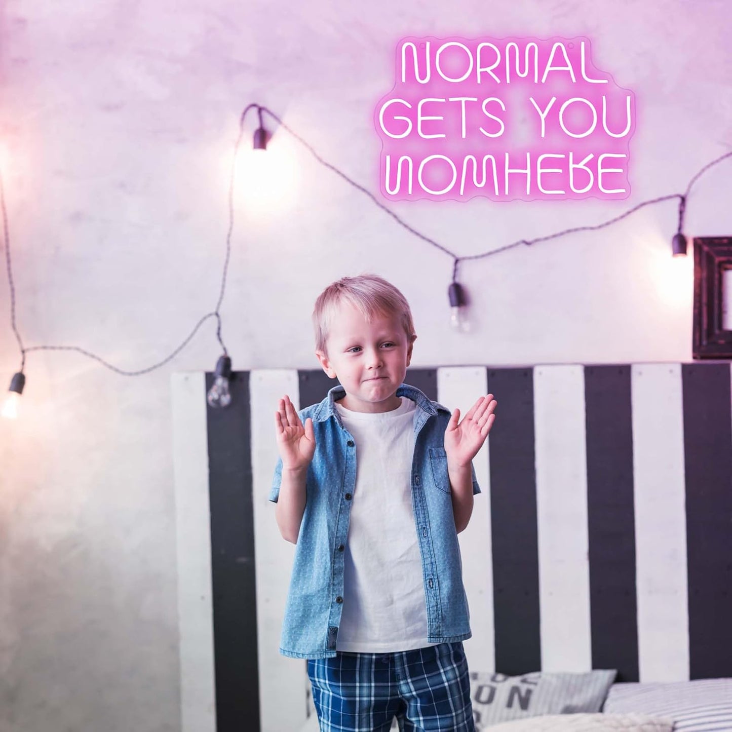Normal Gets You Nowhere Neon Sign
