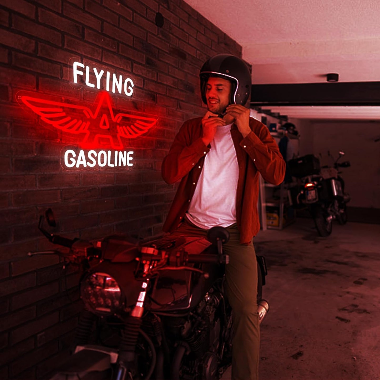 Flying A Gasoline Retro Neon Sign