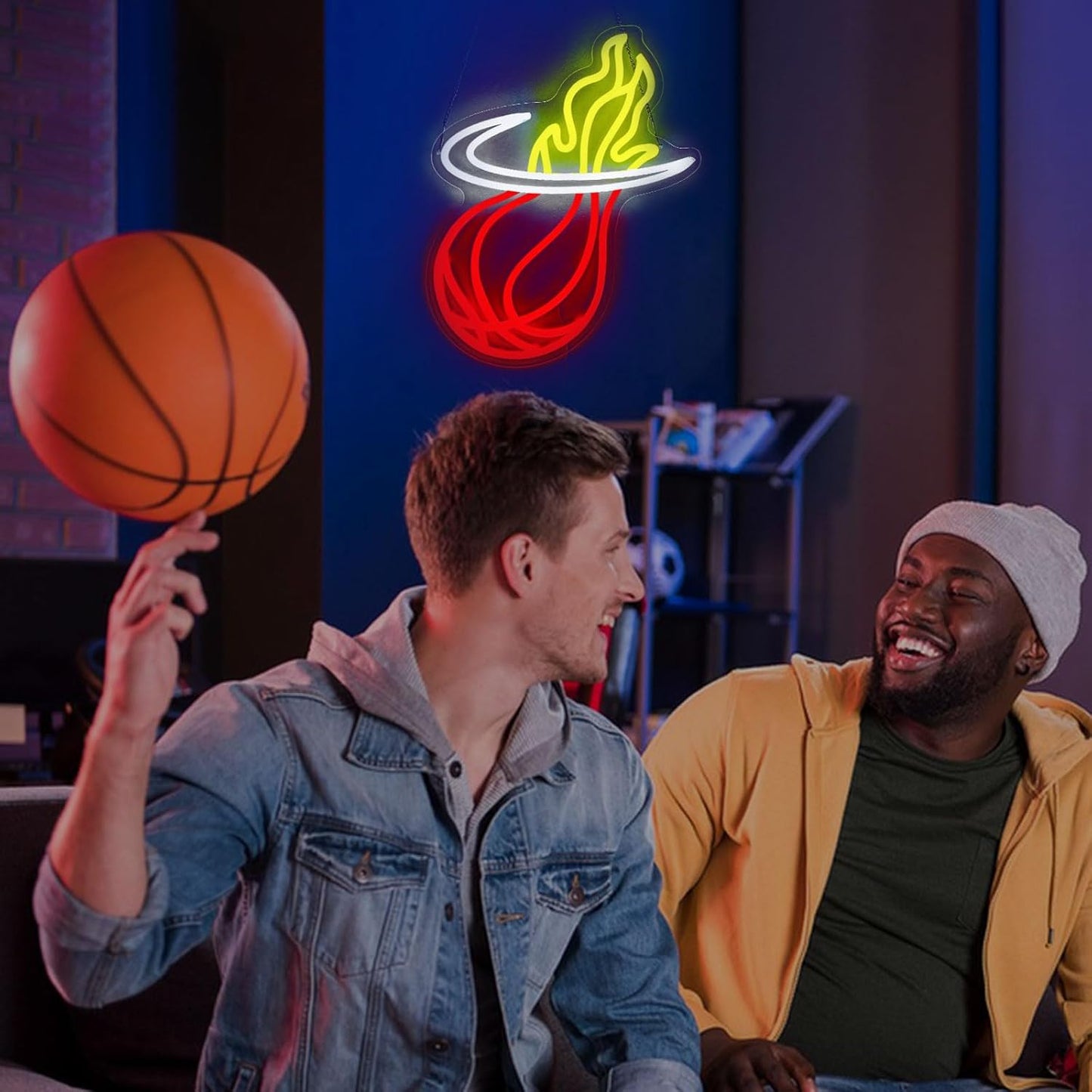 "Miami Basketball Team Logo " Neon Sign