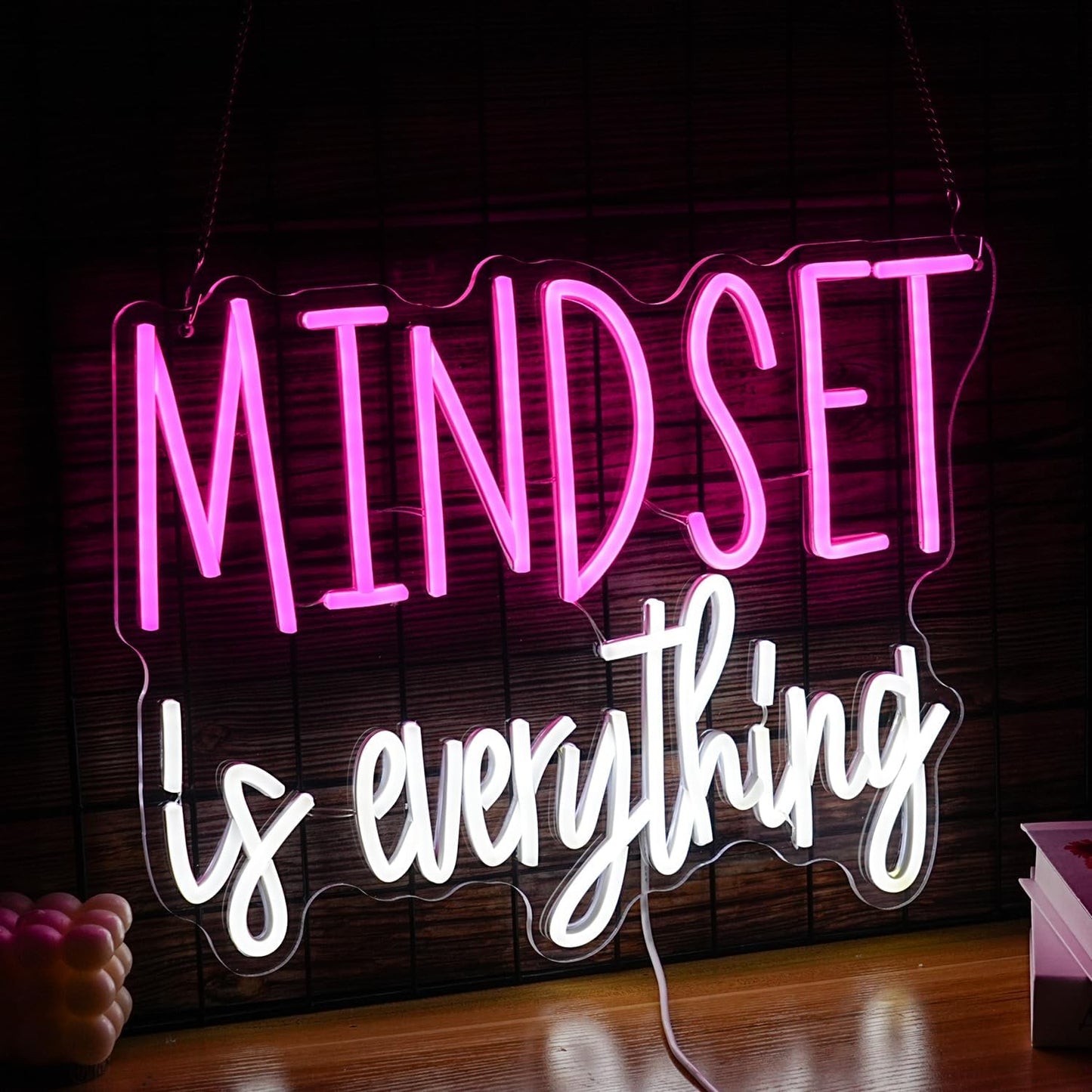 Mindset is Everything Neon Sign