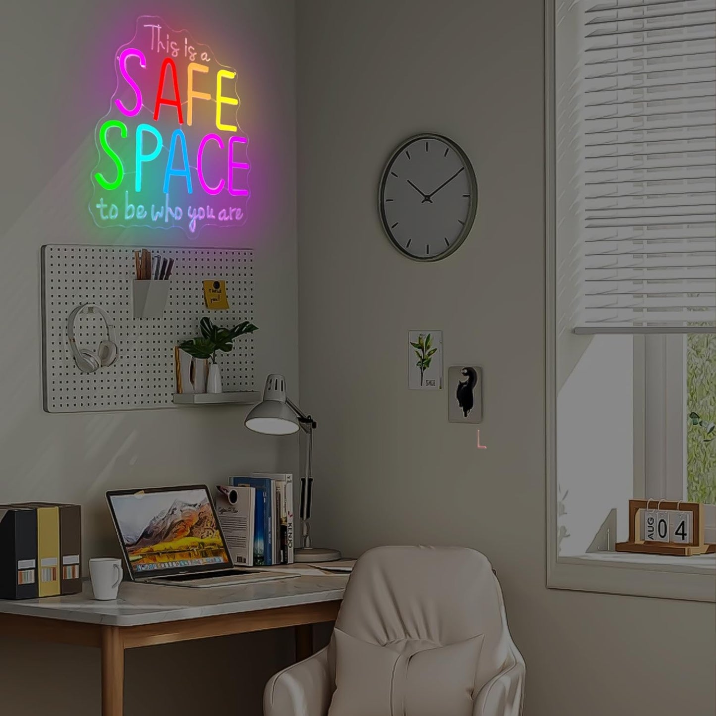 Safe Space Pride Neon Sign