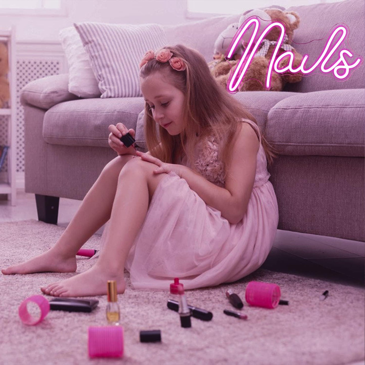 Nails Neon Sign Salon Beauty Led Light