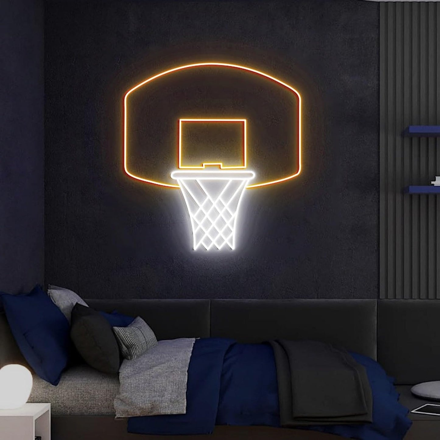 Basketball Hoop Neon Sign