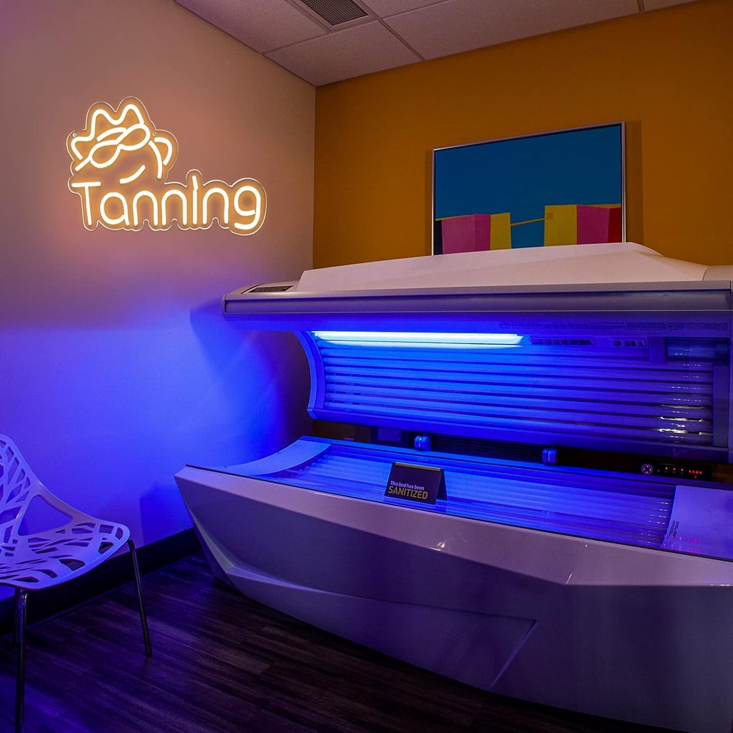 Tanning Salon Neon Signs Vintage Led Light