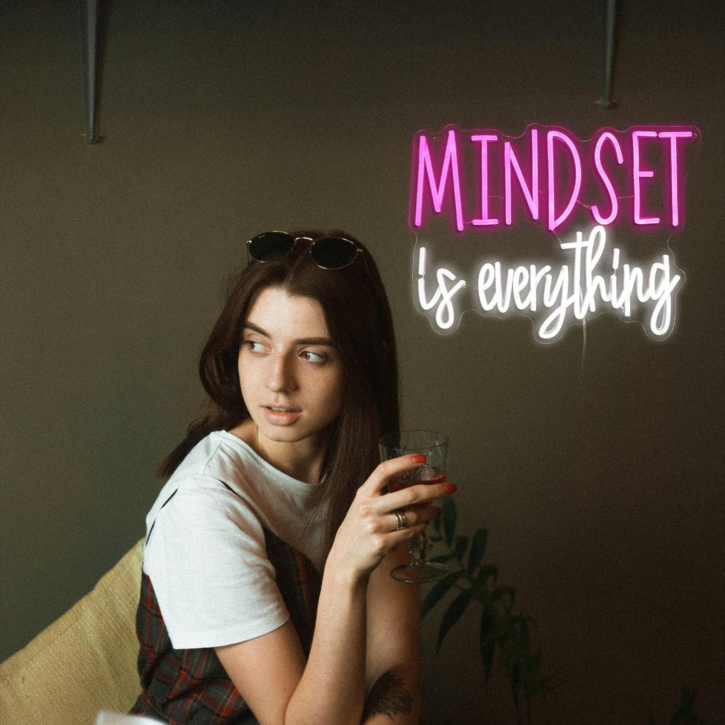 Mindset is Everything Neon Sign