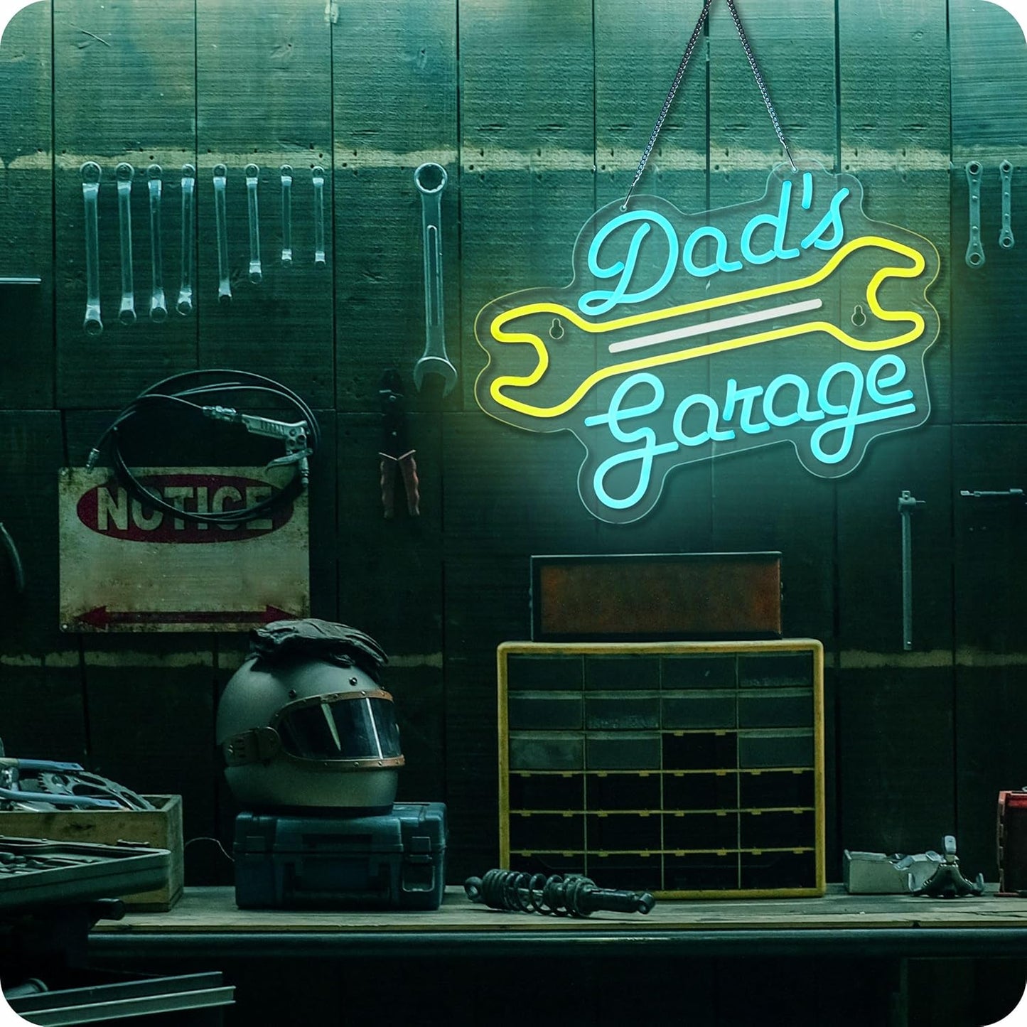 Dad's Garage Neon Sign