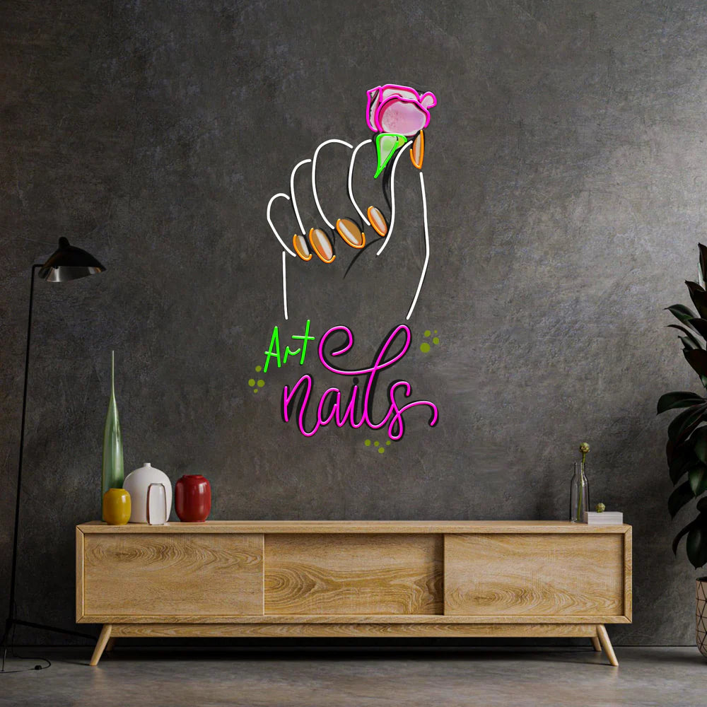 Art Nail LED Neon Sign
