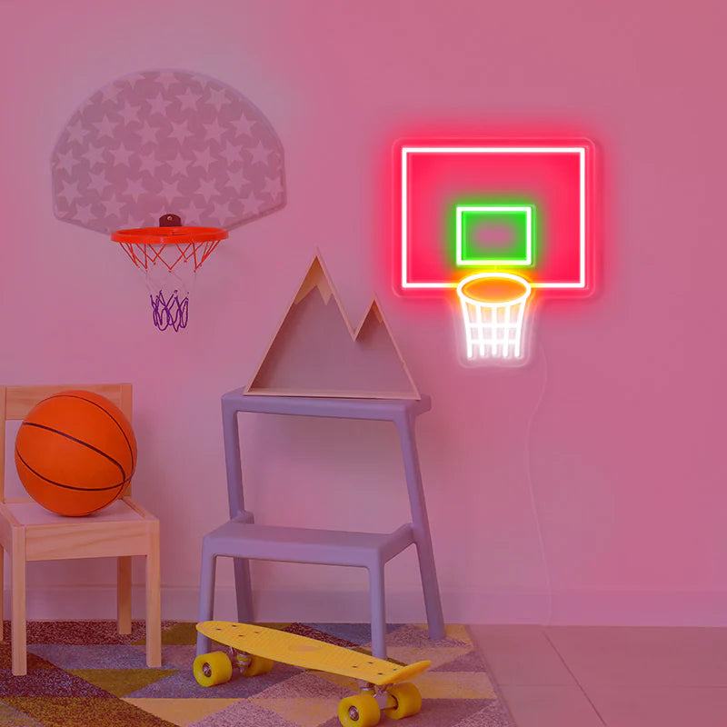 "Basketball Score" Neon Sign
