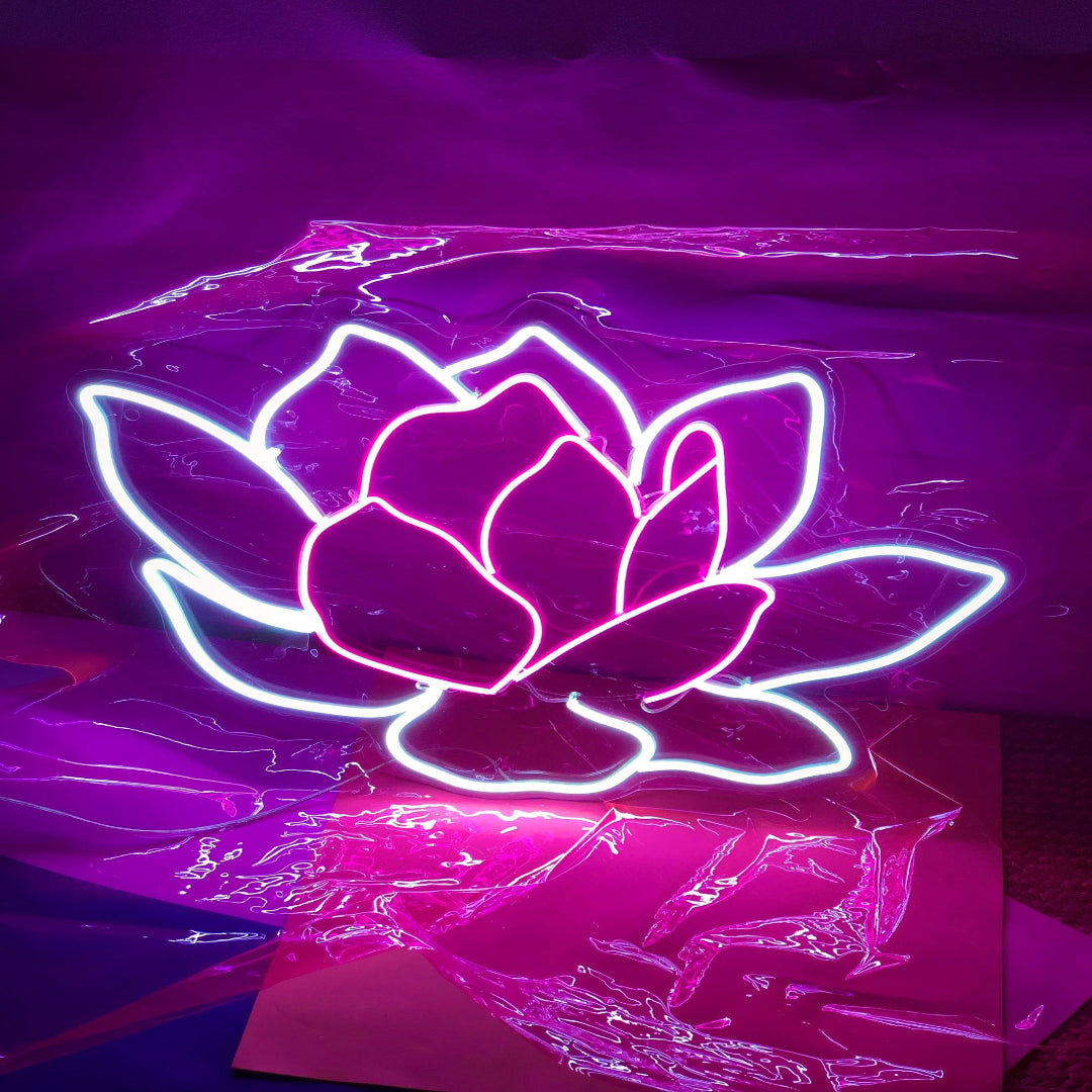 "Lotus Flower" Neon Sign