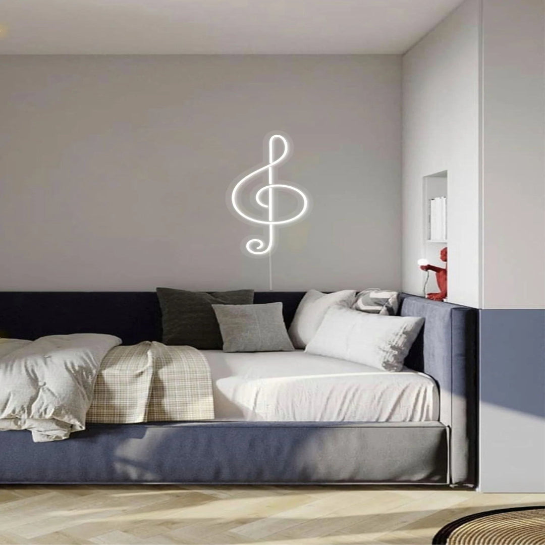 Treble Clef neon sign
