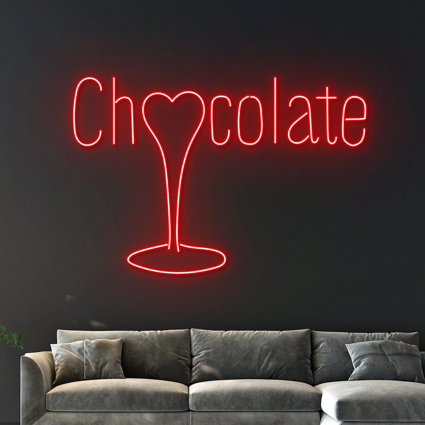 Chocolate Neon Sign Sweet Led Light