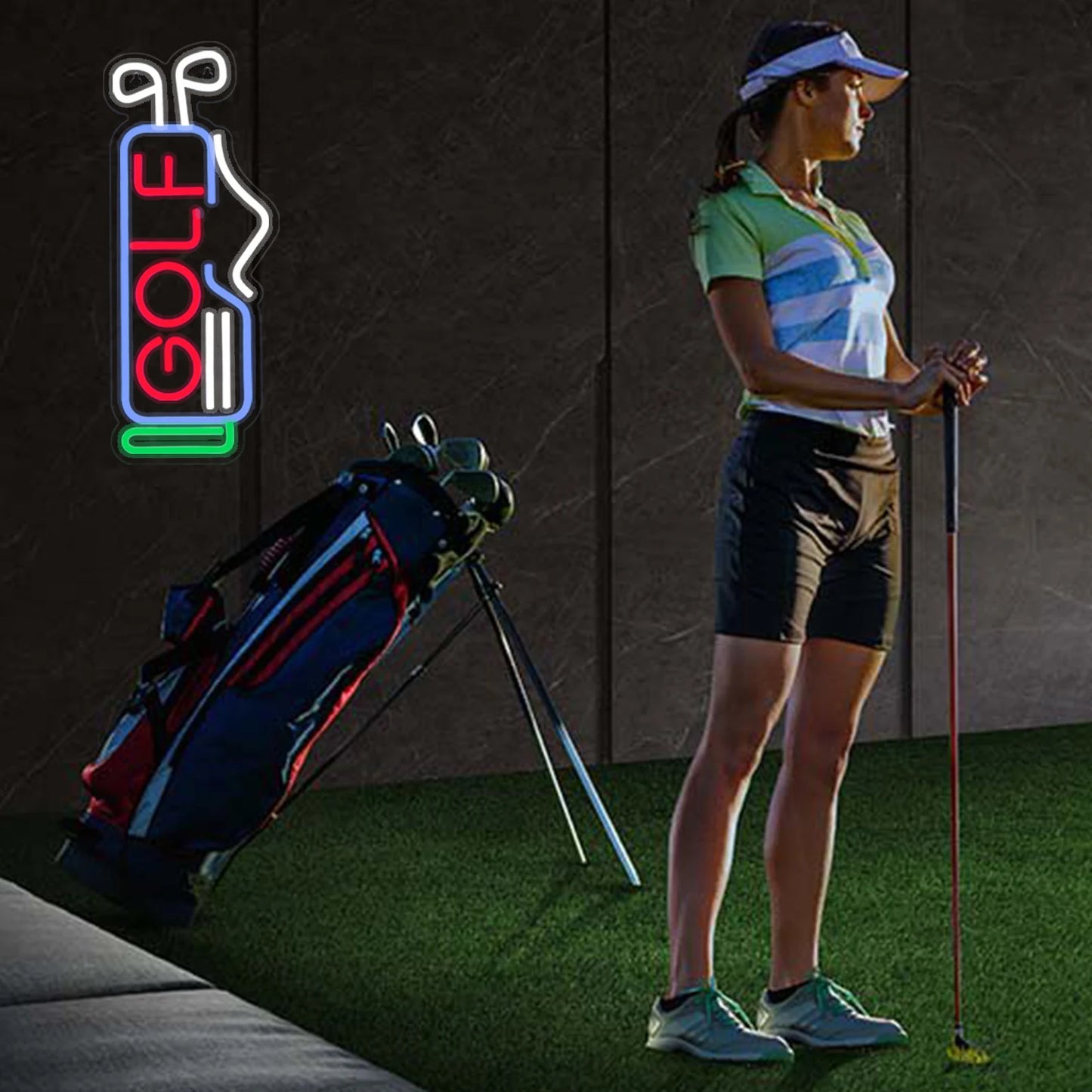 Golf LED Neon Sign Wall Decor