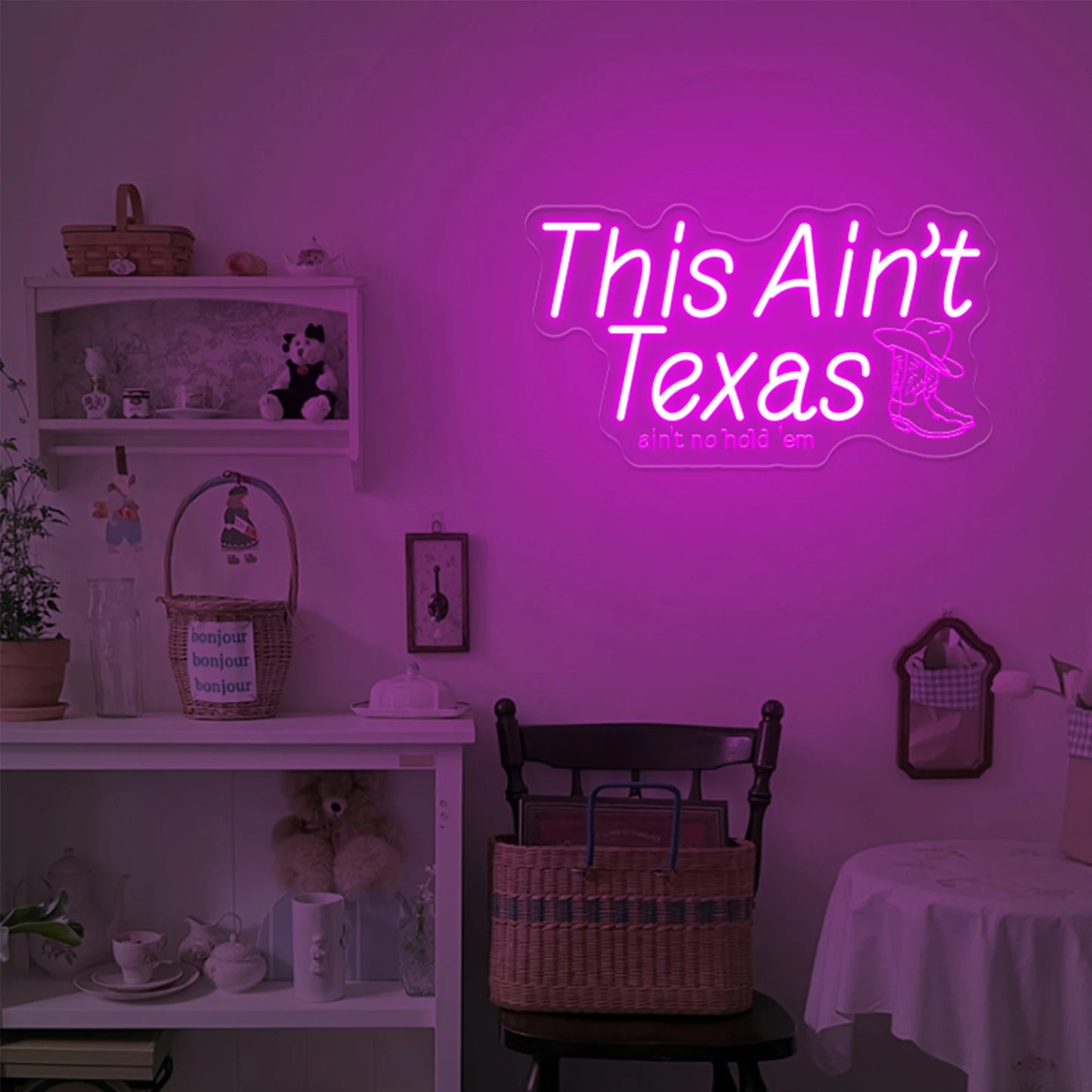 "This Ain't Texas" LED Neon