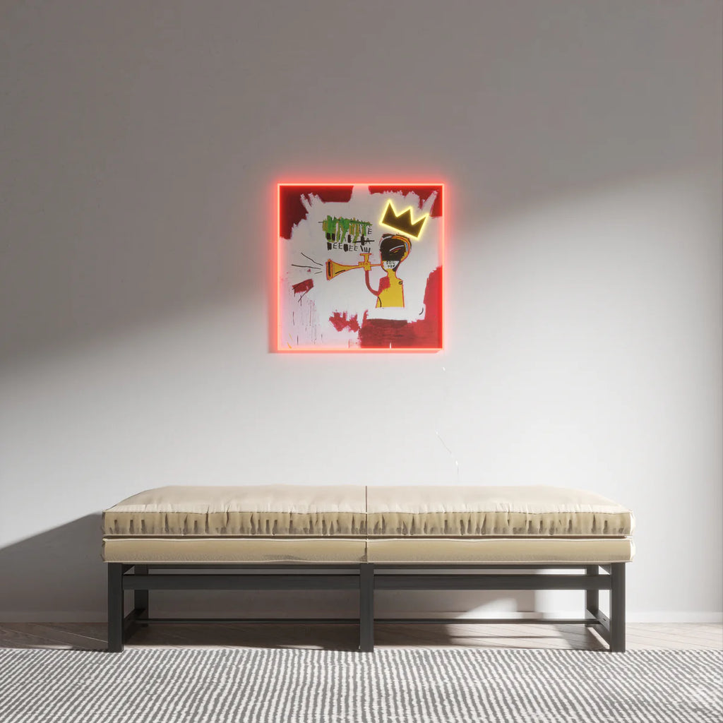 "Jean Trumpet" Neon Sign