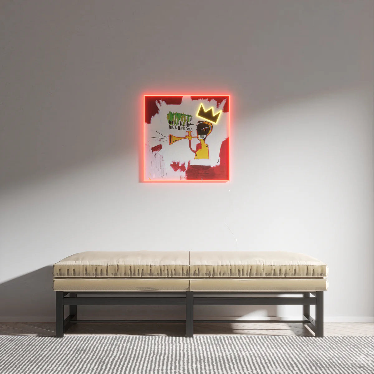 "Jean Trumpet" Neon Sign