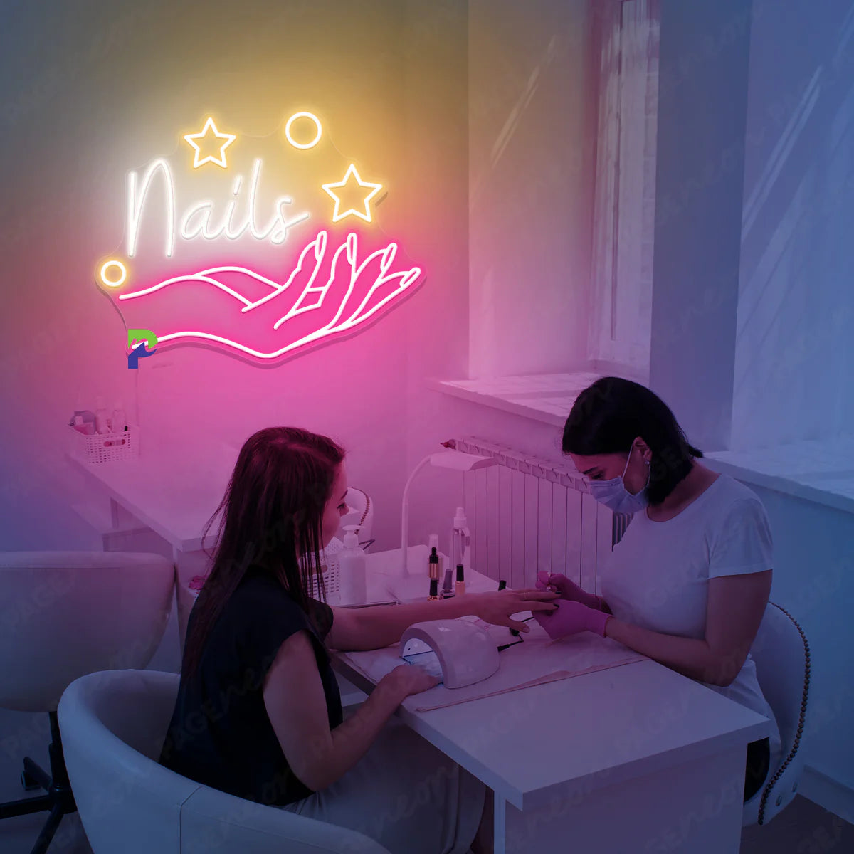 Neon Sign Nails Beauty Salon Led Light