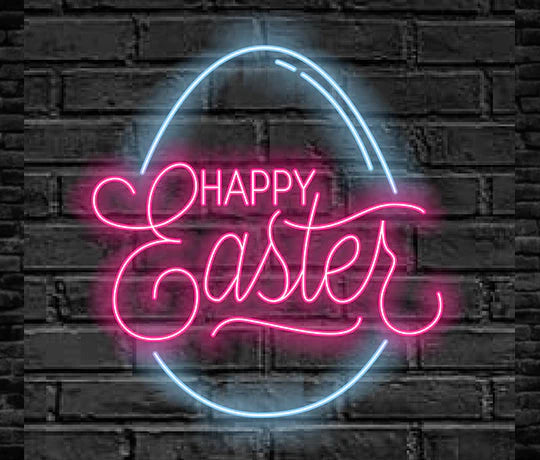 "Happy Easter Egg" Neon Sign