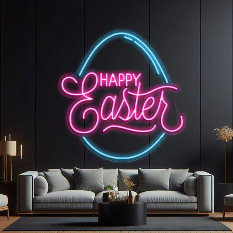 "Happy Easter Egg" Neon Sign