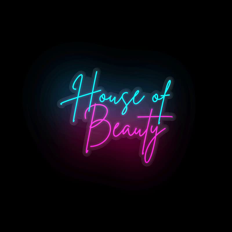 "House of Beauty" Neon Sign