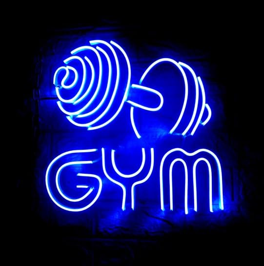 Gym Neon Sign Fitness Big Led Light