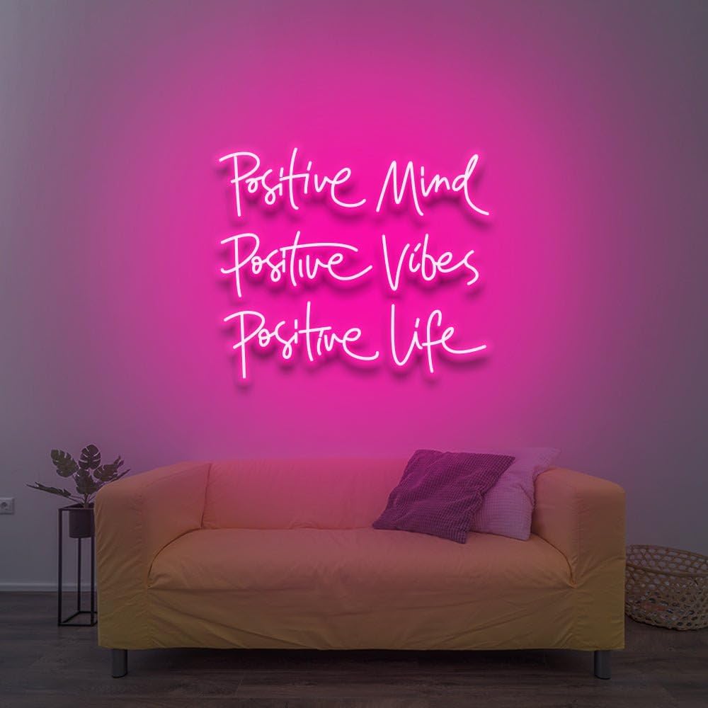 "Positive Mind Vibes Life" Neon Sign