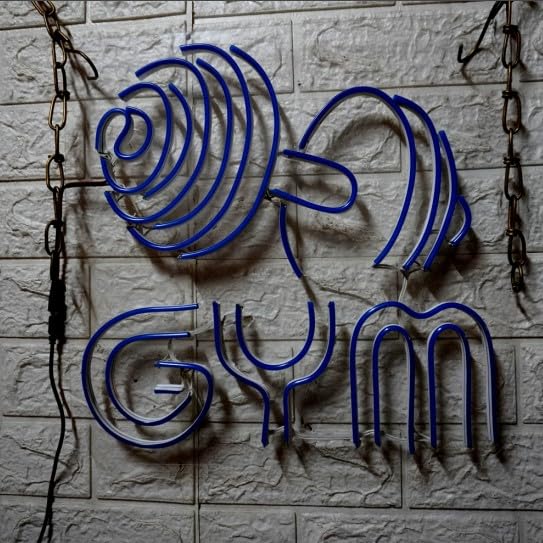 Gym Neon Sign Fitness Big Led Light