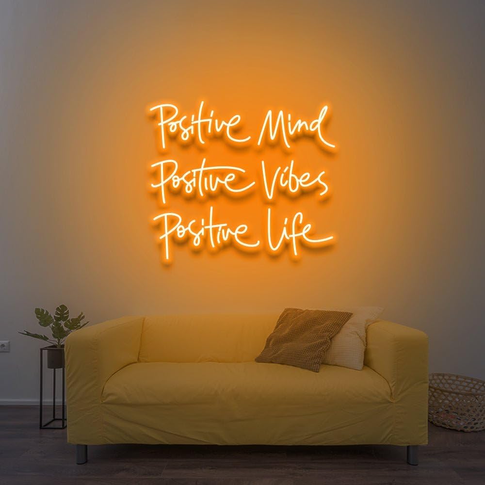 "Positive Mind Vibes Life" Neon Sign