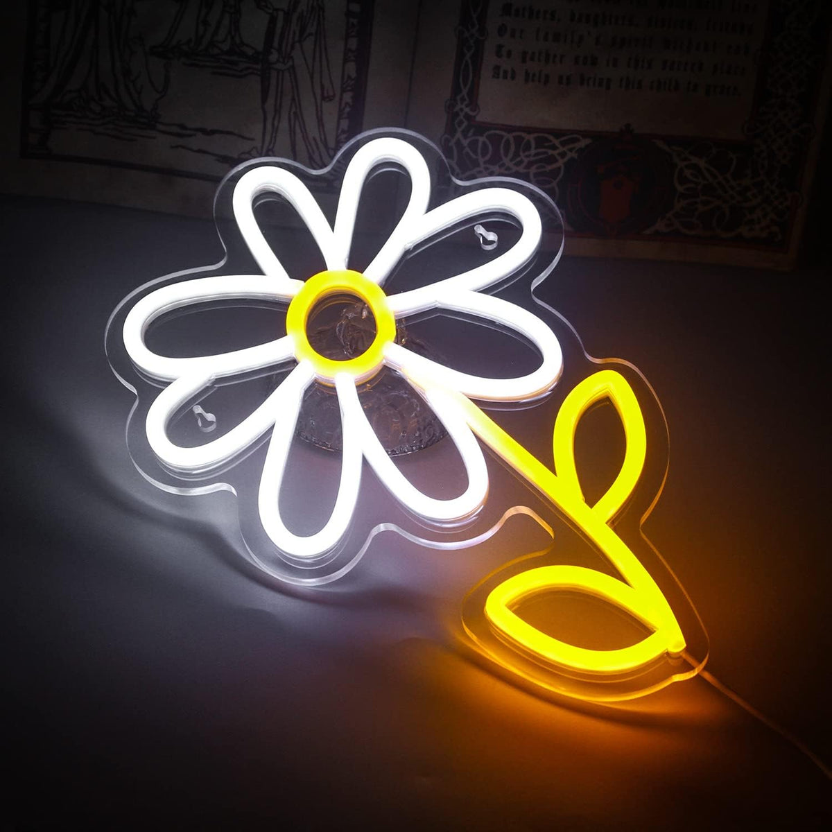 Daisy Flower Neon Sign LED Light