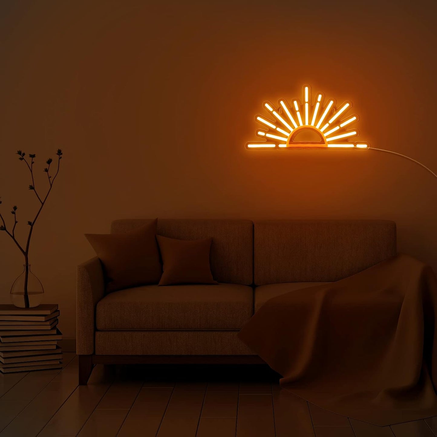 Orange Sunrise/Sunset Neon Sign