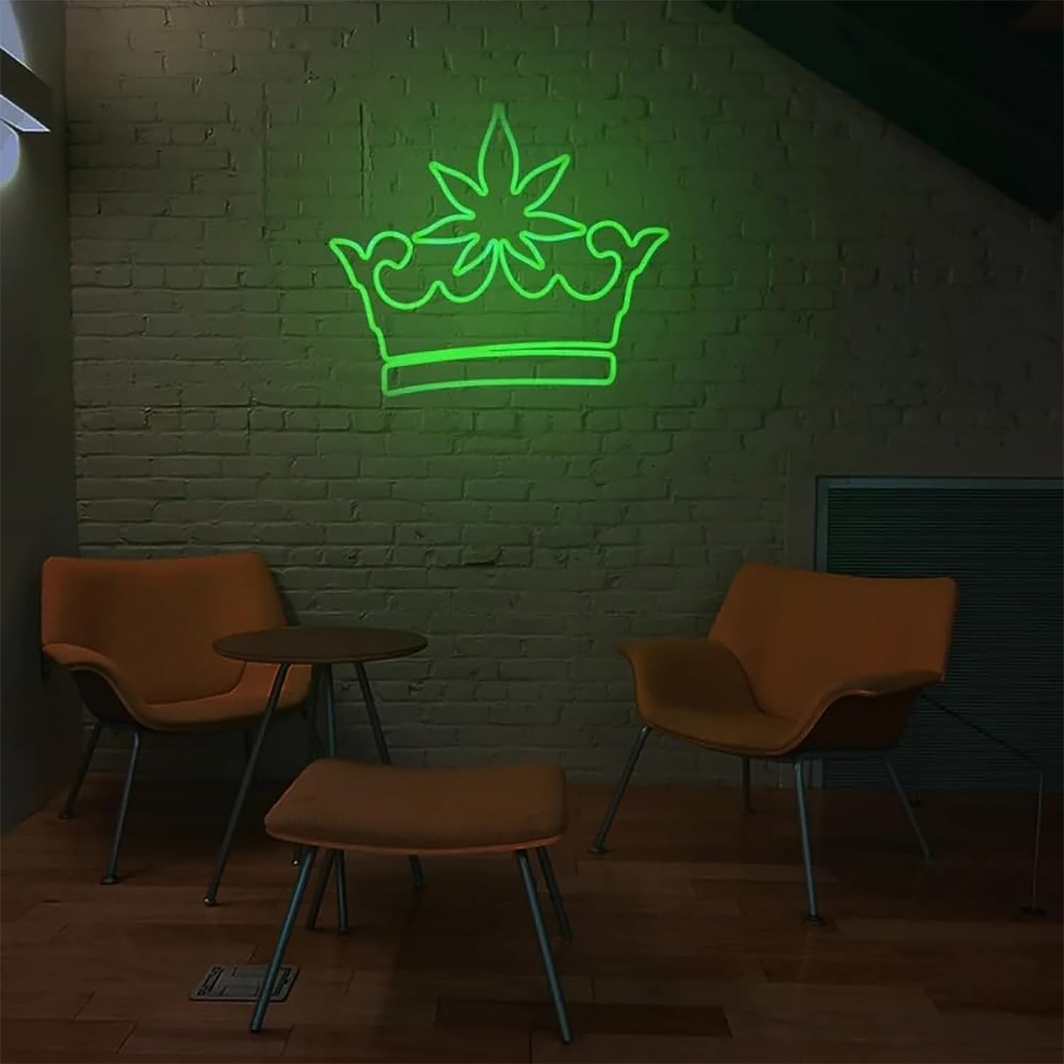 Weed Crown Neon Sign