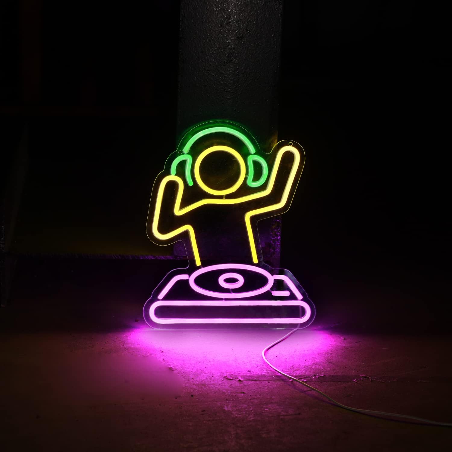 "Dj Playing" Neon Sign