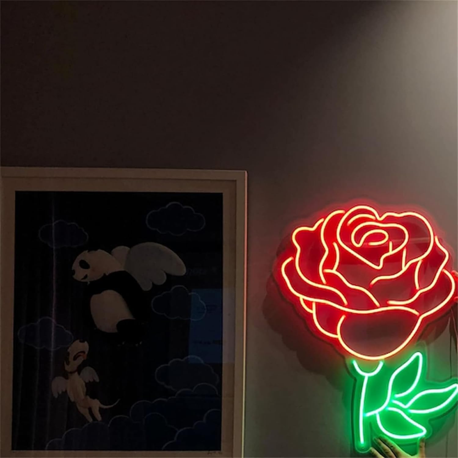 Rose Flower Neon Sign