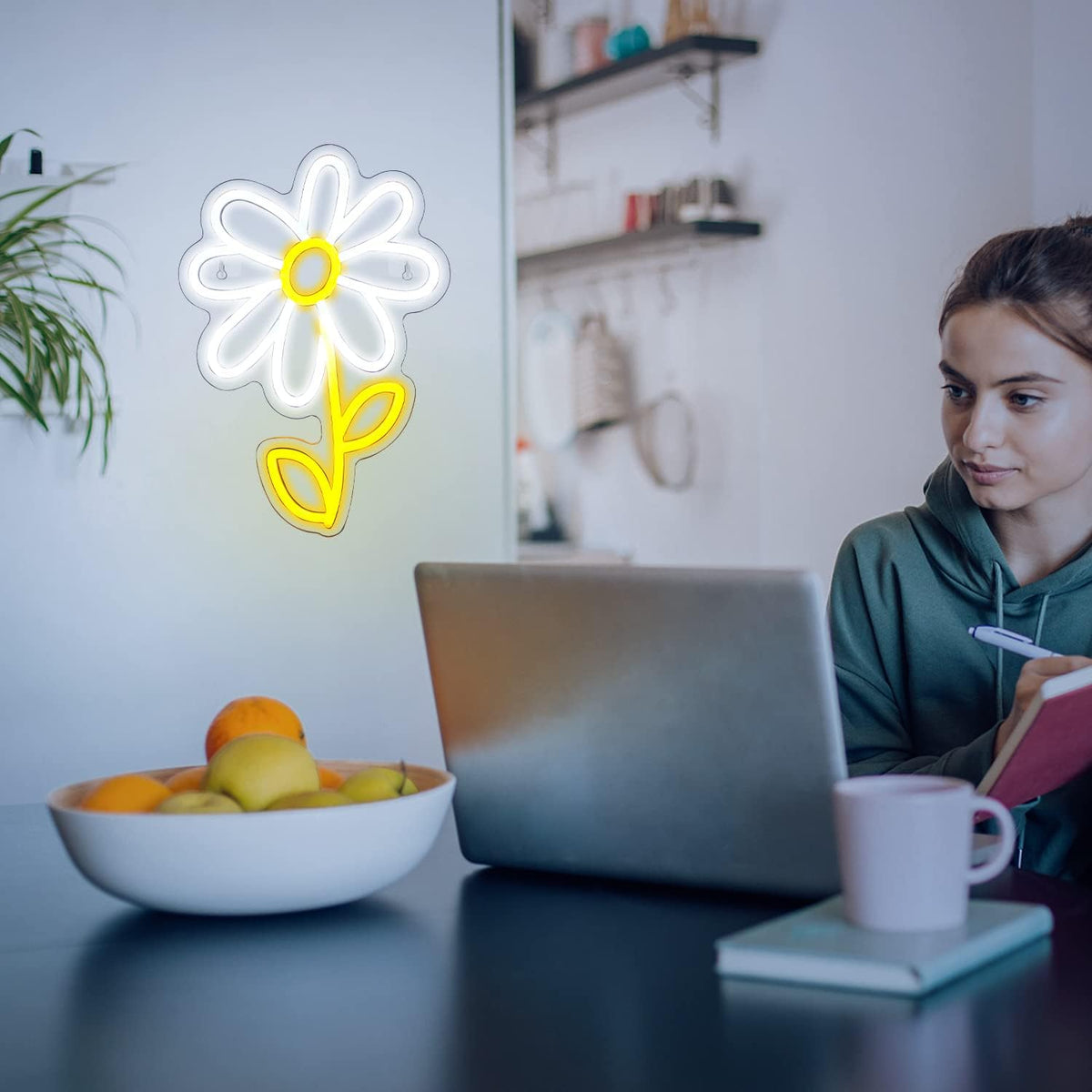 Daisy Flower Neon Sign LED Light