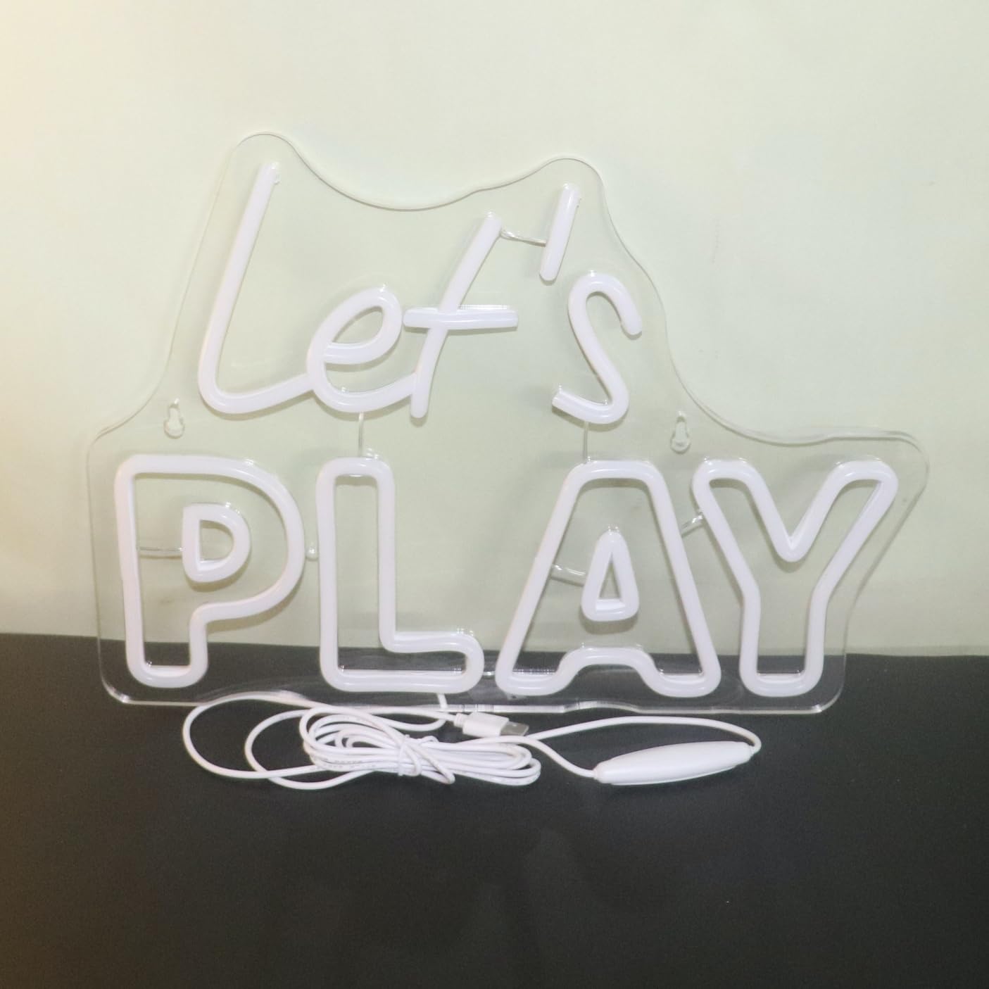 Let's Play Neon Sign