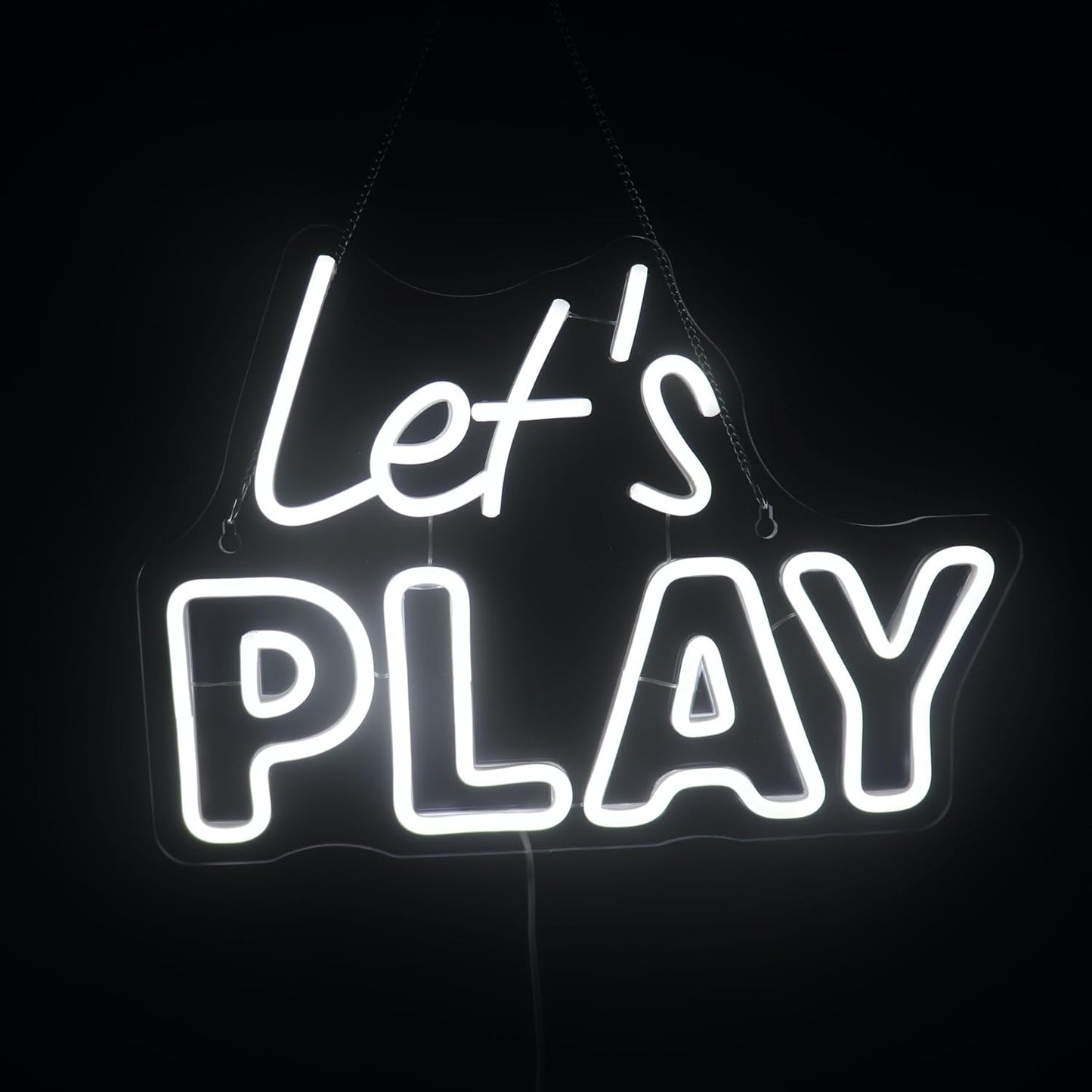 Let's Play Neon Sign