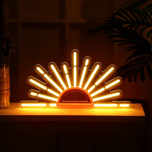 Orange Sunrise/Sunset Neon Sign