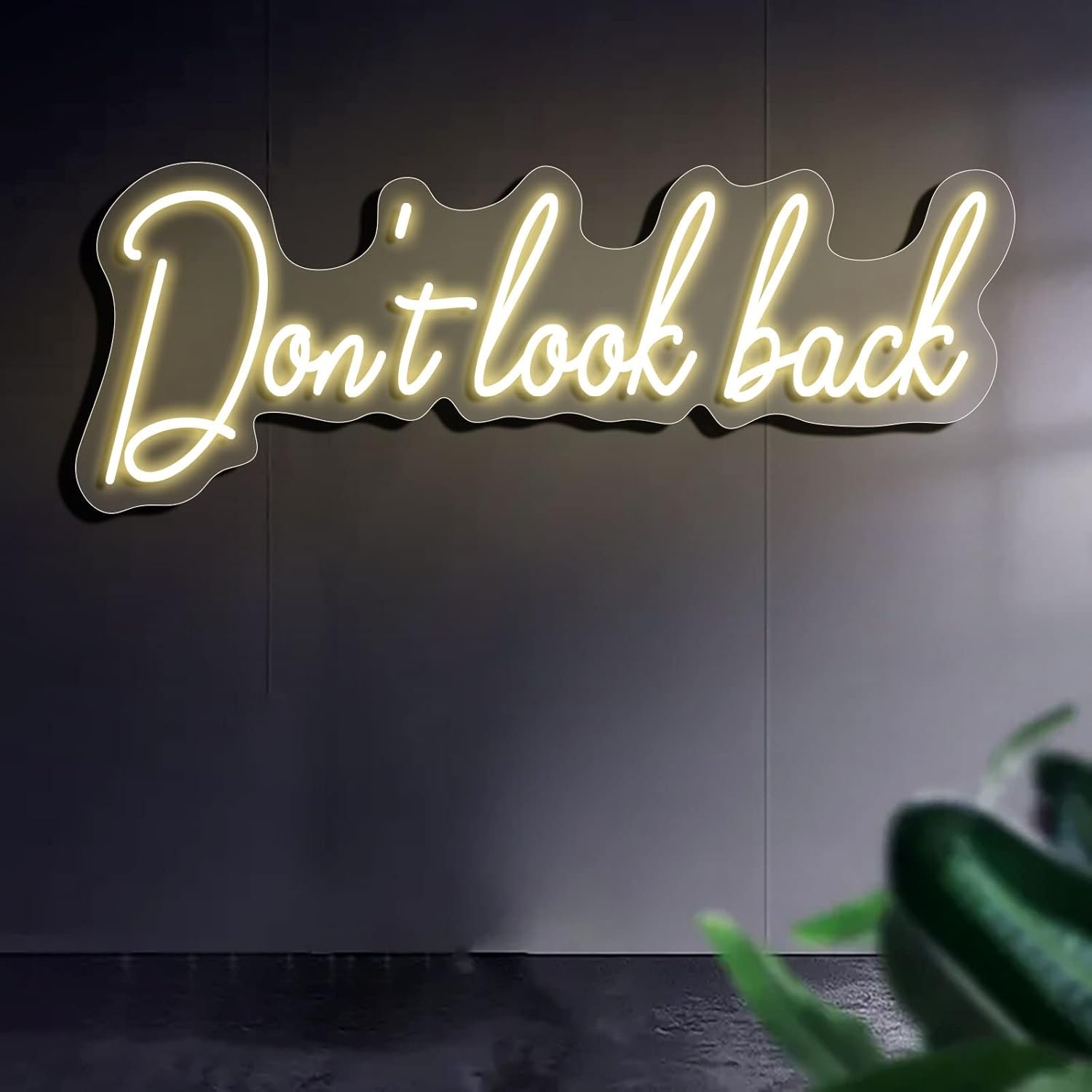 Don't Look Back LED Neon Sign