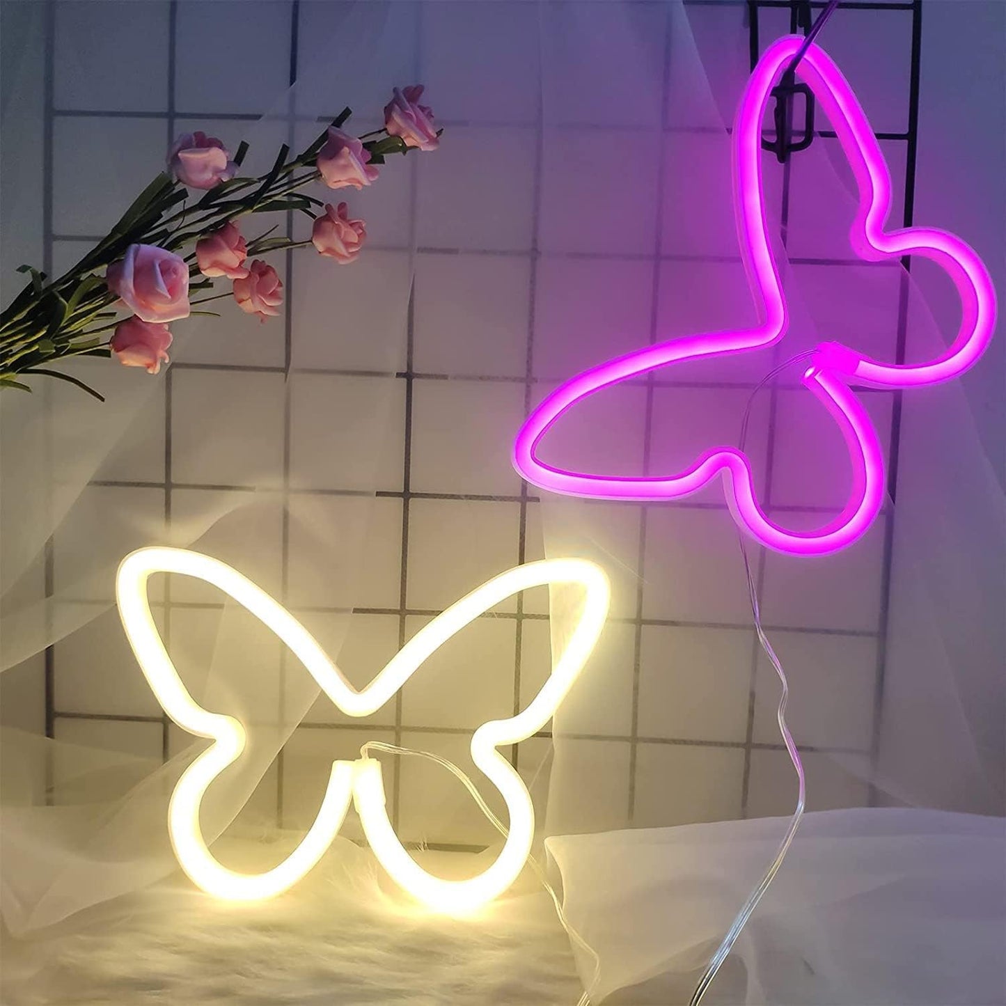 LED Butterfly Neon Sign