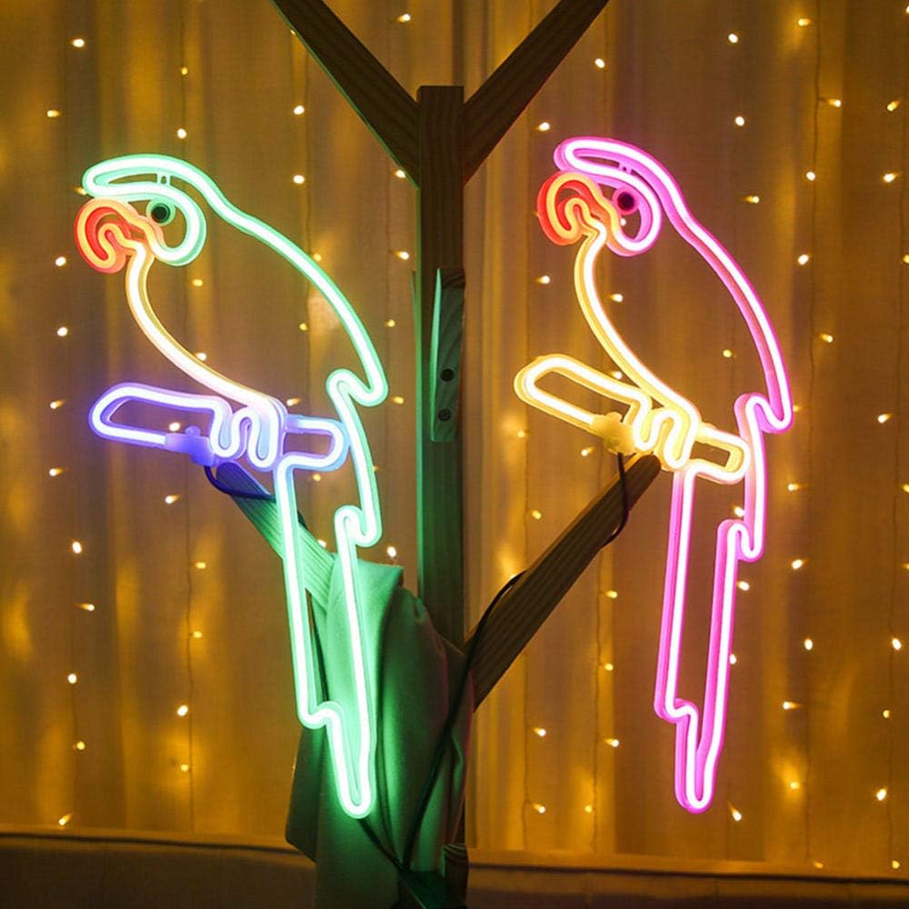 Parrot Shape Neon Lamp