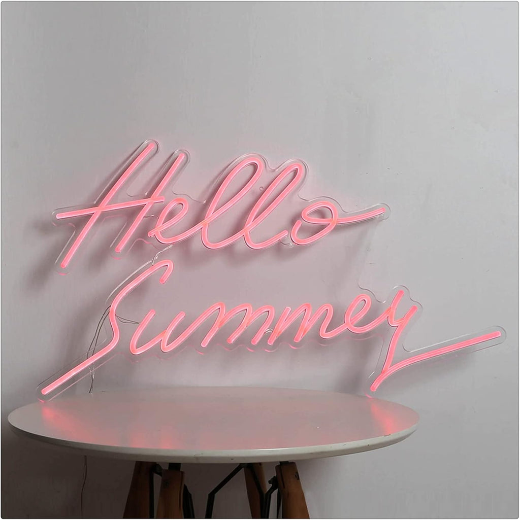 Hello Summer Neon Light