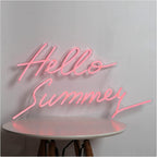 Hello Summer Neon Light