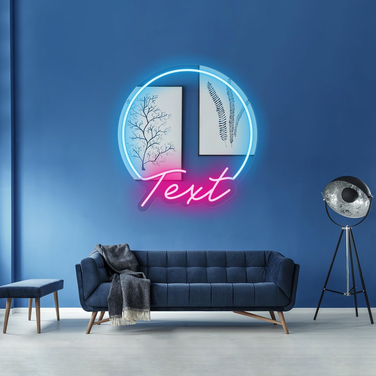 Custom Text Mirror Neon Sign