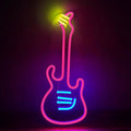Guitar neon sign