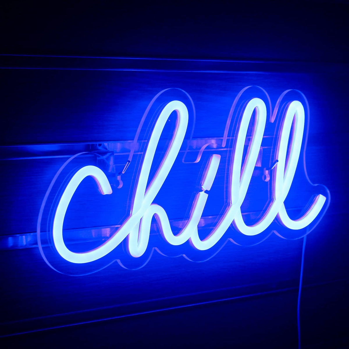 "Chill" Acrylic Box Neon Sign