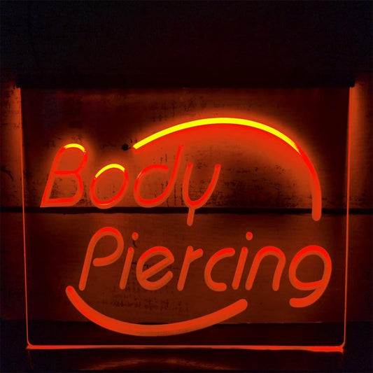 "Body Piercing" Neon Sign